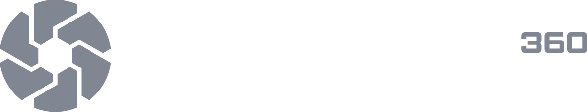 Precision360 logo for dark backgrounds